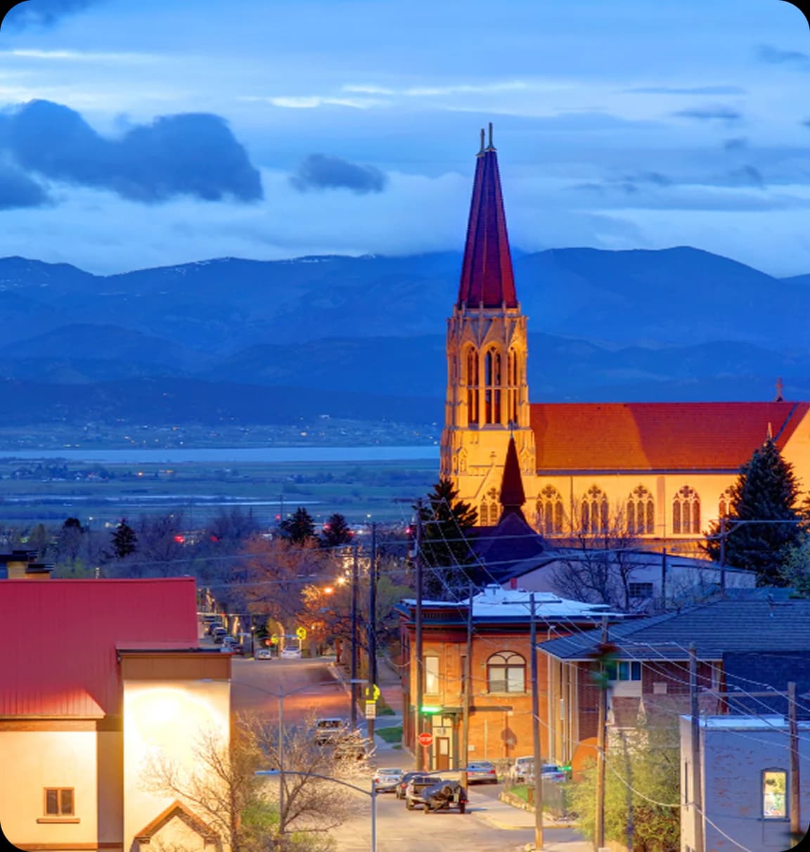 South Dakota skyline