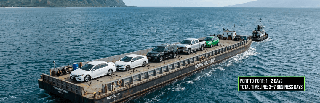 How Long Does Inter-Island Car Shipping Take In Hawaii