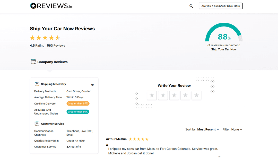 Reviews, Reputation & Reliability
