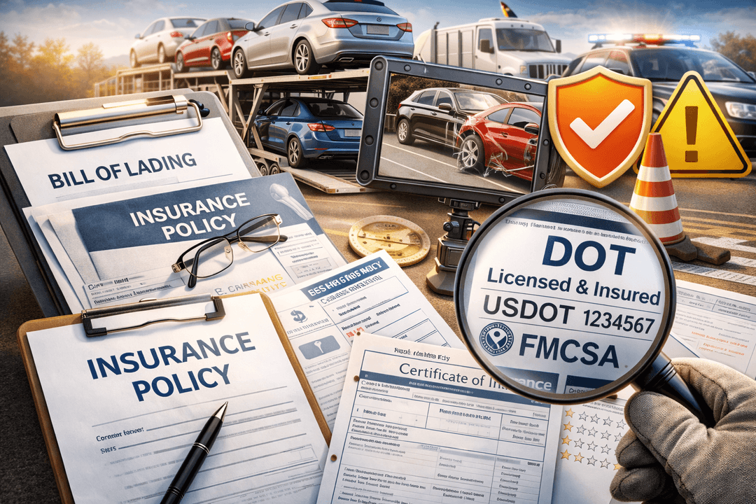 Safety, Insurance Coverage, and Carrier Vetting Process