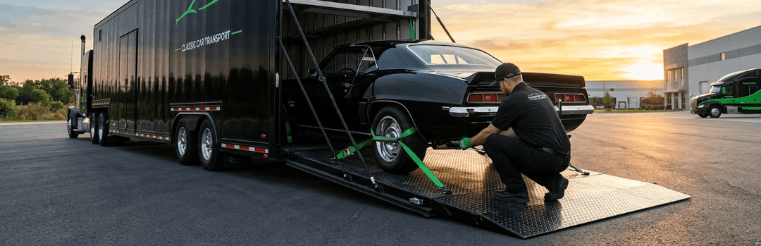 How Reputable Classic Car Transport Companies Handle Loading, Securing, and Delivery