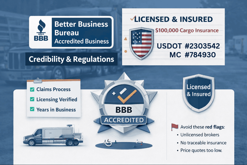 Credibility, BBB Accreditation & Regulatory Compliance