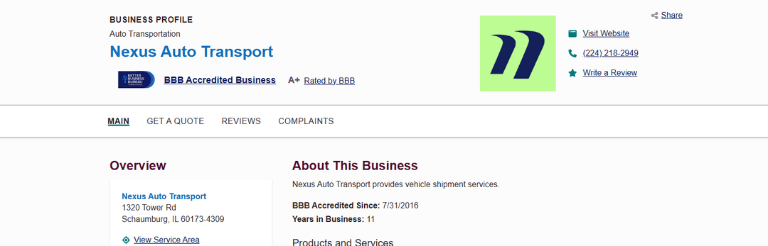 Nexus Auto Transport — What the Reviews Actually Show