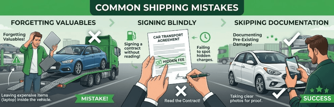 Common Mistakes People Make When Shipping a Car During a Move