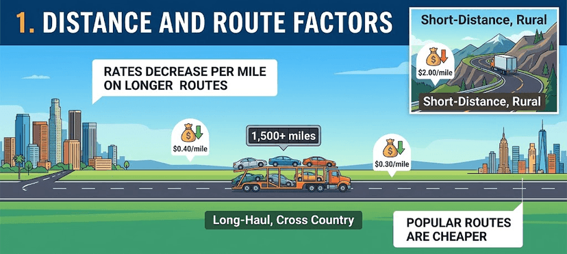 1. Distance and Route Factors