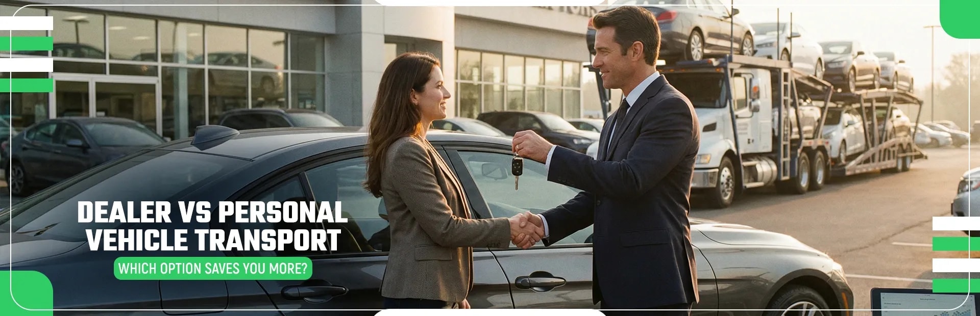 Price Comparison: Dealer vs Personal Vehicle Shipping