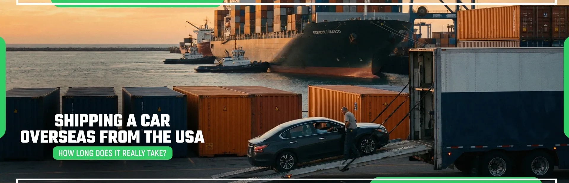 How Long Does International Car Shipping Take from the USA?