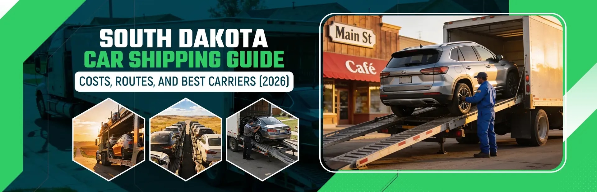 South Dakota Car Shipping 2026: Costs, Routes & Carriers