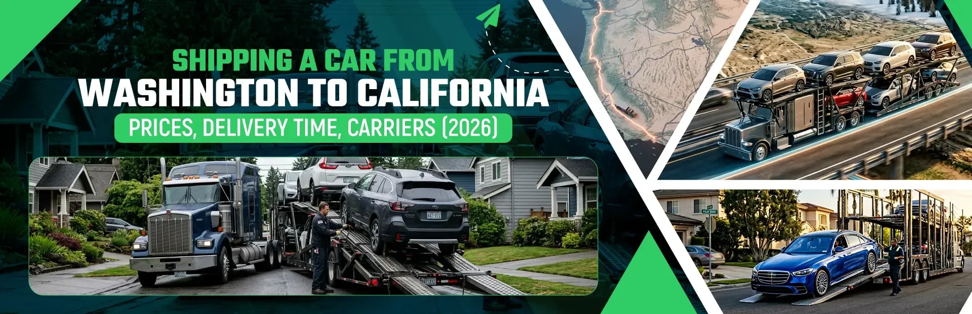 Washington to California Car Shipping in 2026: Cost and Timing