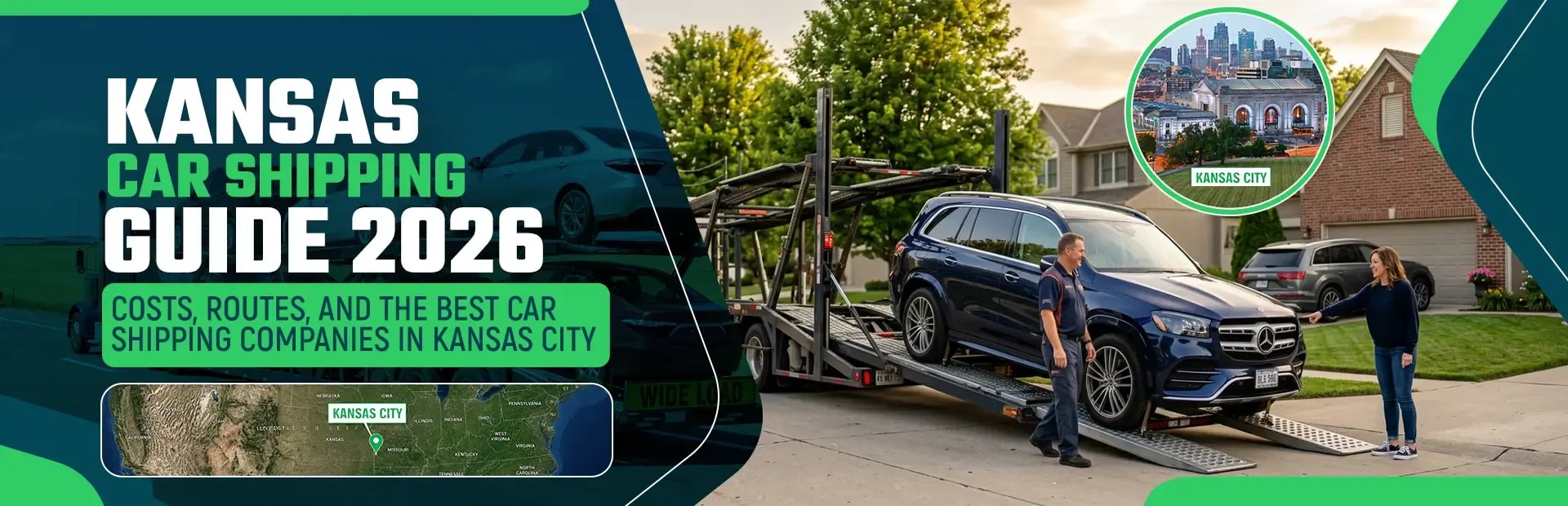 Kansas Car Shipping 2026: Costs, Routes & Kansas City Carriers