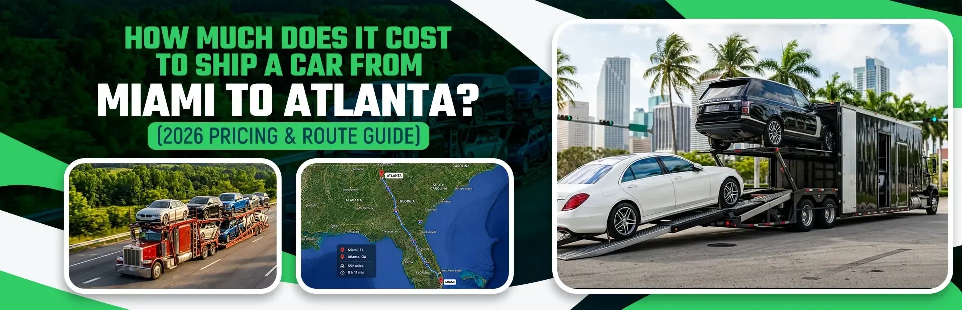 How Much Does It Cost to Ship a Car From Miami to Atlanta in 2026?