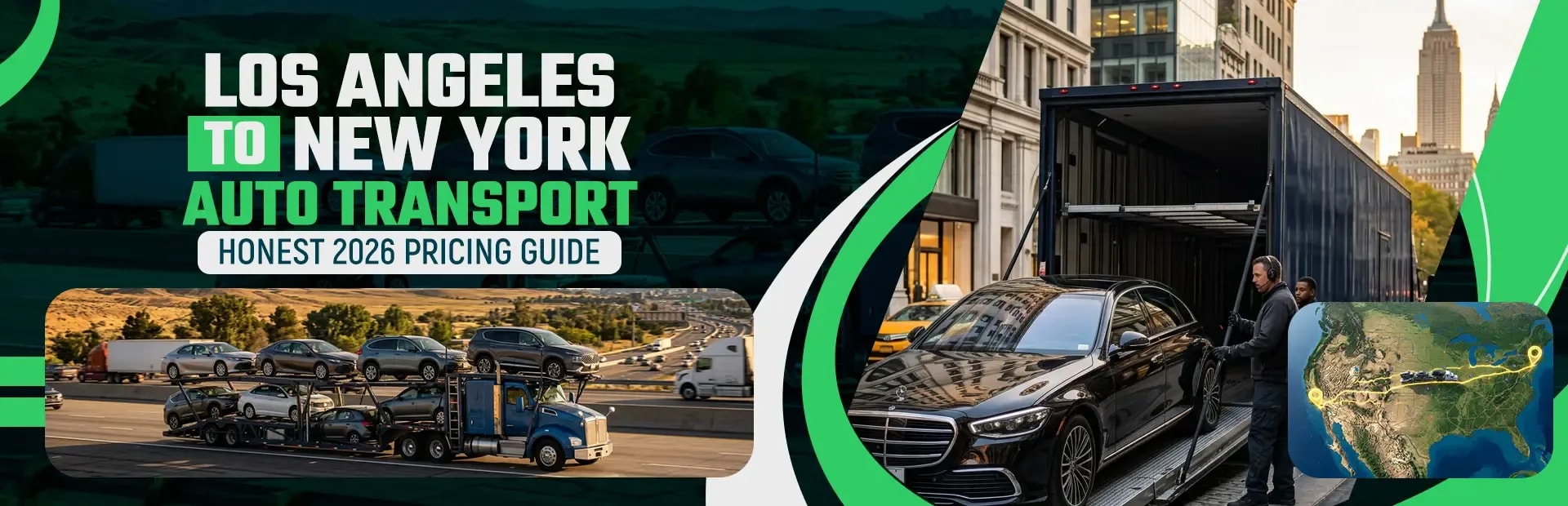 Los Angeles to New York Car Shipping: 2026 Costs, Times & Carriers