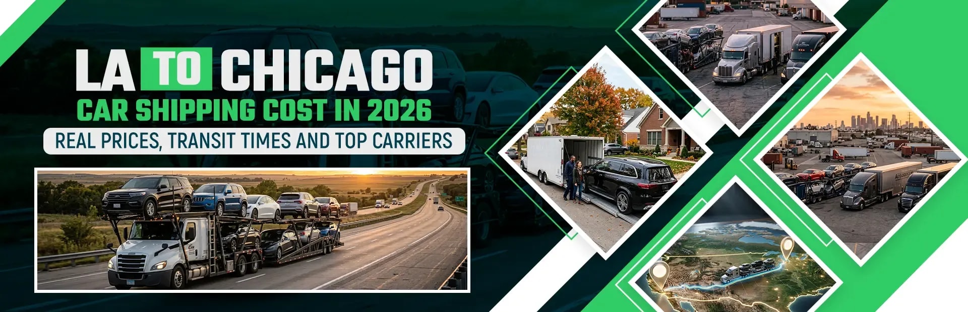 LA to Chicago Car Shipping Cost in 2026: Prices, Times & Carriers