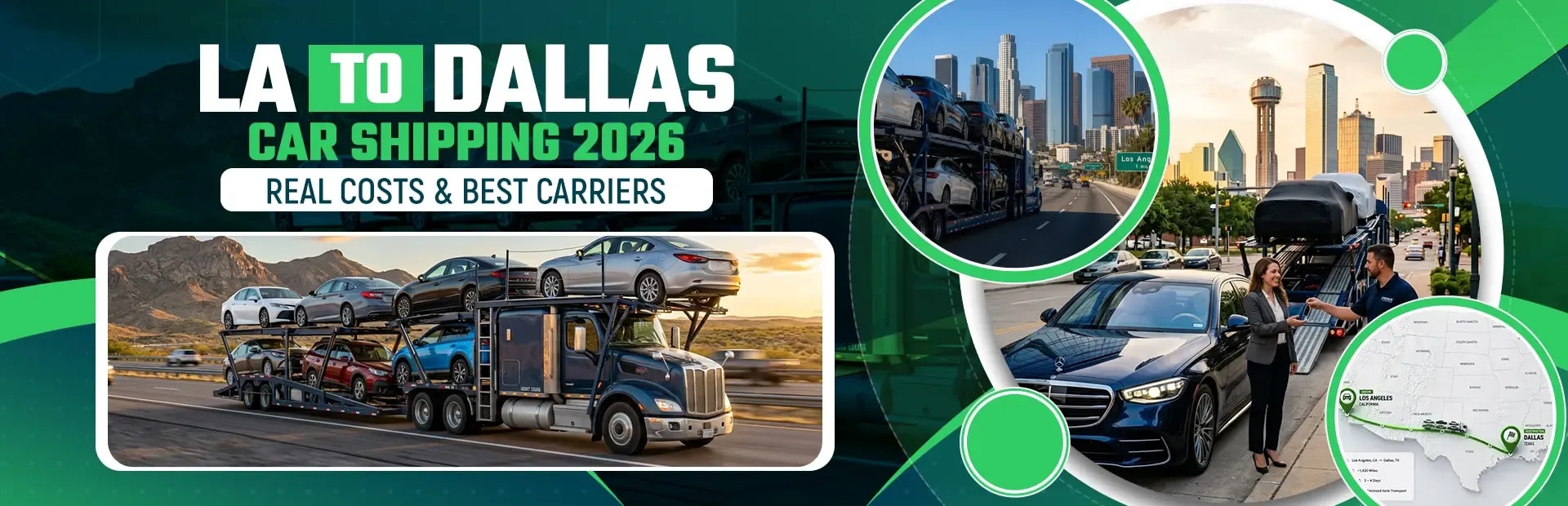 Ship a Car From Los Angeles to Dallas: 2026 Costs and Route Guide