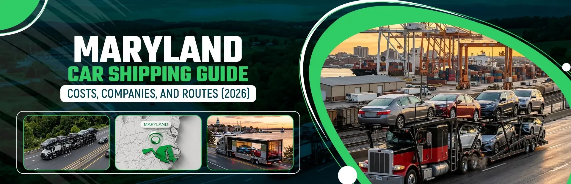 Maryland Car Shipping Cost in 2026: Rates and Popular Routes