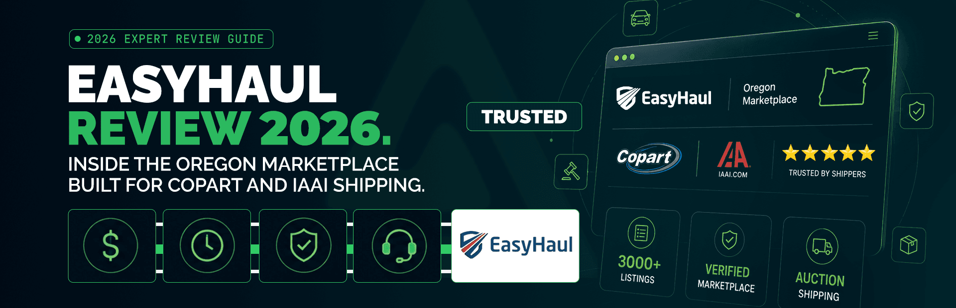 EasyHaul Review 2026: Copart and IAAI Shipping Marketplace
