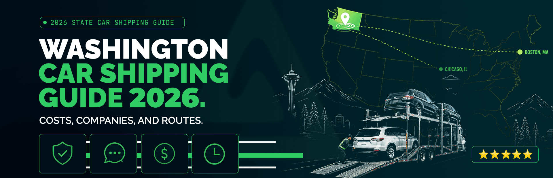 Washington Car Shipping 2026: Costs, Alaska Shipping & I-5 Delays