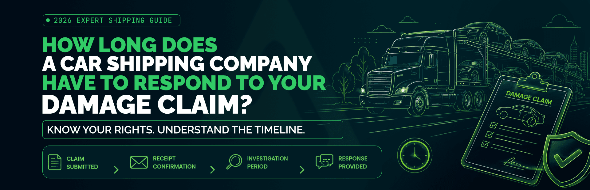 How Long Do Car Shipping Damage Claims Take? Steps and Deadlines