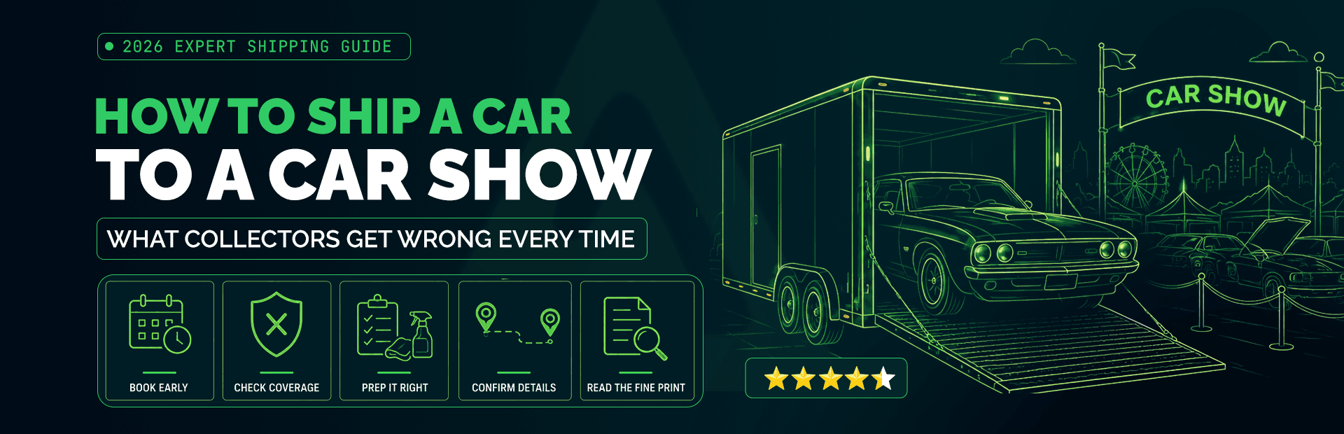Car Shipping to a Car Show: What Collectors Get Wrong