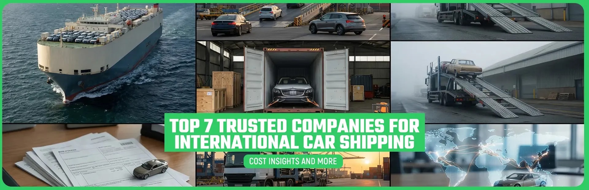 6 Trusted International Car Shipping Companies and Costs