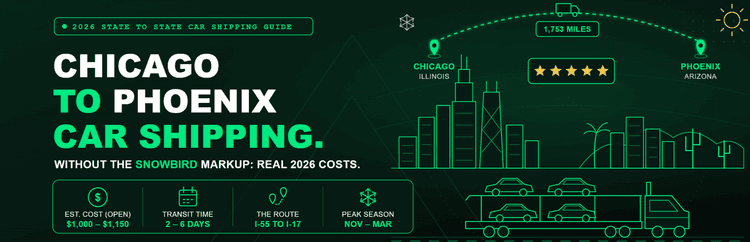 Chicago to Phoenix Car Shipping Without the Snowbird Markup (2026 Route Guide)