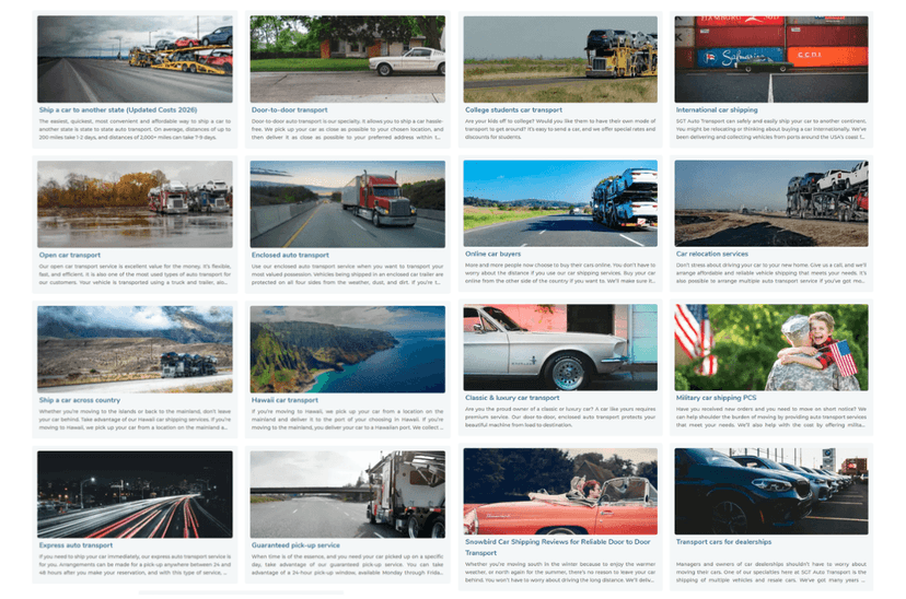 article list
