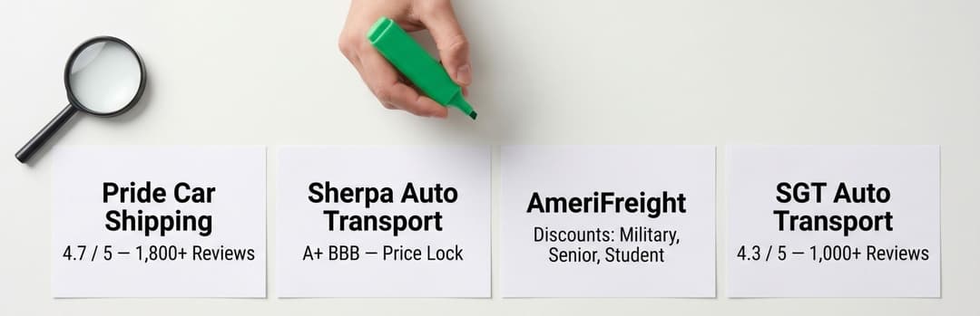 How Pride Car Shipping Compares To Other Brokers