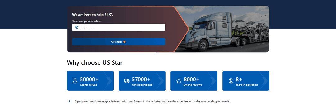 What Long-Haul Open Transport With US Star Trucking Costs