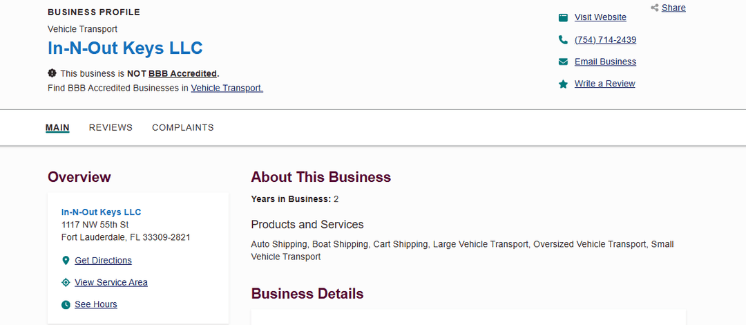 Is In N Out Keys Legit? Licensing, BBB, and Safety Record