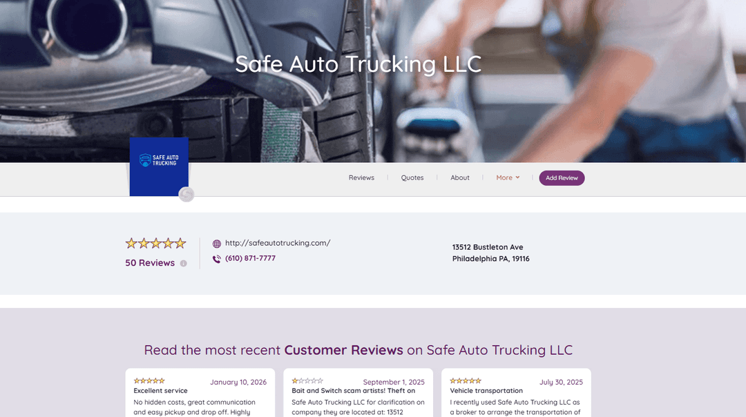 Transportvibe, Transportreviews, And Movecars Scores