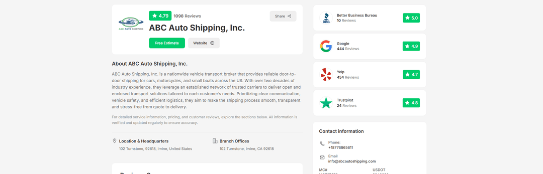 ABC Auto Shipping Inc License and Credentials: How to Verify Them Yourself