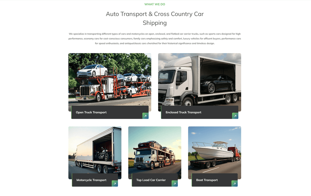 ABC Auto Shipping Inc Services: What Open-Carrier Shippers Get
