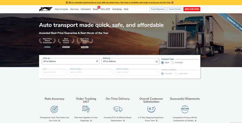 SGT Auto Transport