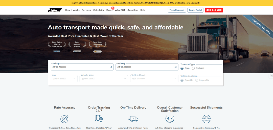 SGT Auto Transport