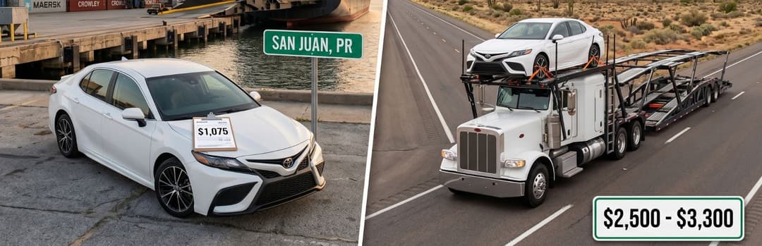 How Much Does It Cost To Ship A Car To Puerto Rico?