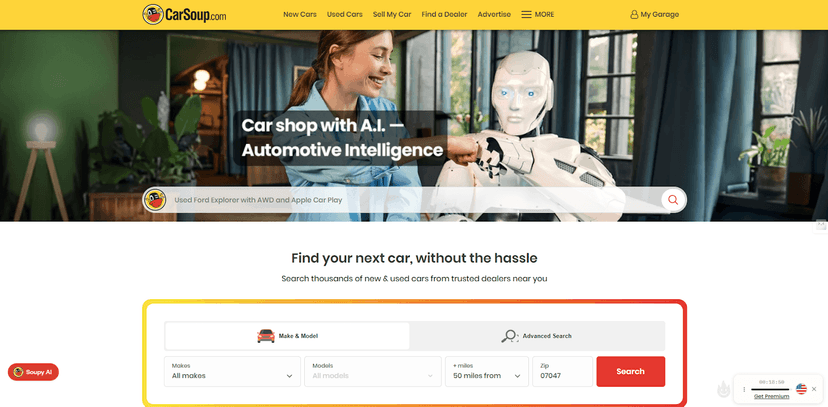 7. CarSoup — Best for Regional & Private Seller Listings