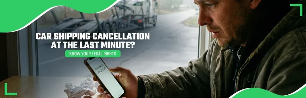 Your Rights if a Car Shipping Company Cancels Last Minute
