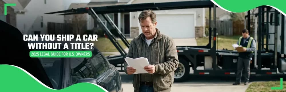 Shipping a Car Without the Title: Is It Legal in 2026?