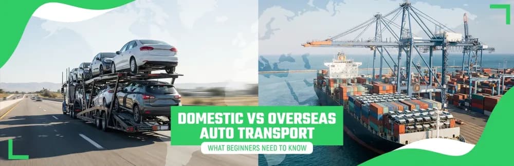 Beginner’s Guide to Domestic vs International Auto Transport