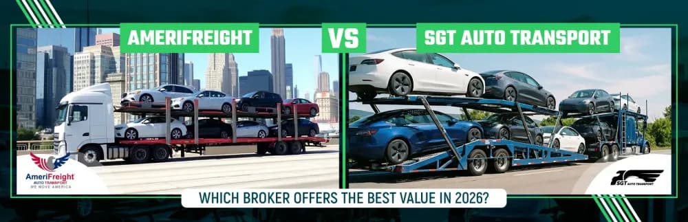 Amerifreight vs SGT Auto Transport: Best Value in 2026?