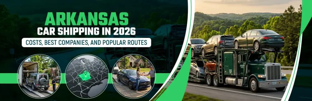 Arkansas Car Shipping Guide 2026: Costs, Routes & Top Companies