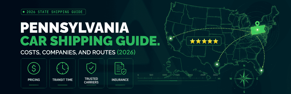 Pennsylvania Car Shipping Cost 2026: Philadelphia to Pittsburgh