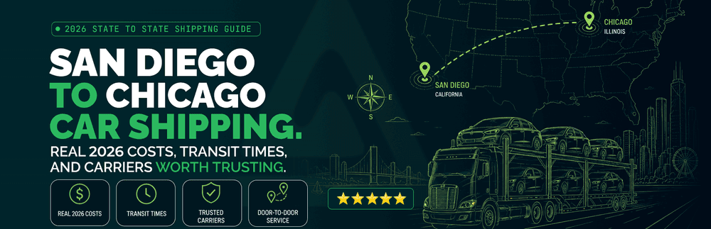 San Diego to Chicago Car Shipping: 2026 Costs, Times & Carriers