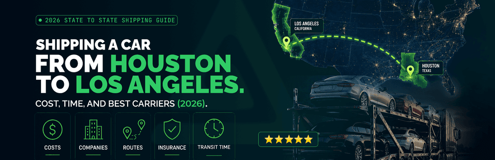Houston to Los Angeles Car Shipping: 2026 Cost and Timeline