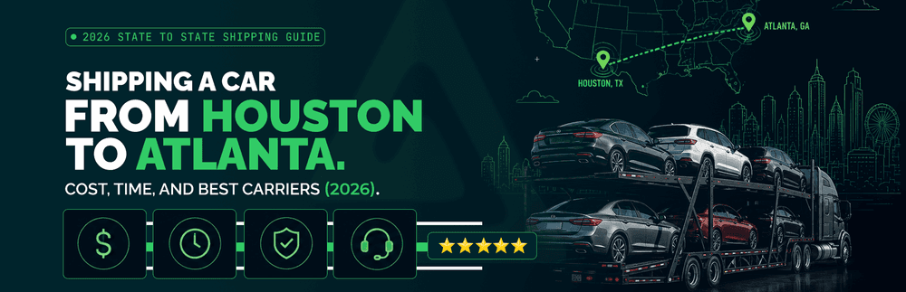 Houston to Atlanta Car Shipping in 2026: Cost, Time & 4 Top Carriers