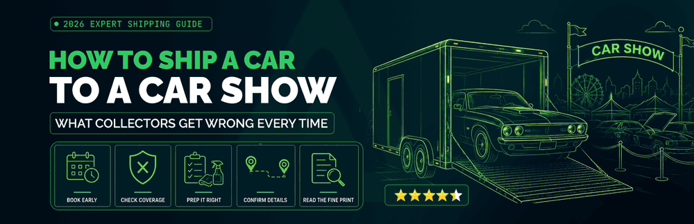 Car Shipping to a Car Show: What Collectors Get Wrong