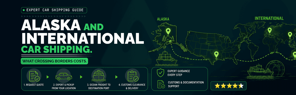 Alaska Auto Transport and International Car Shipping Costs in 2026