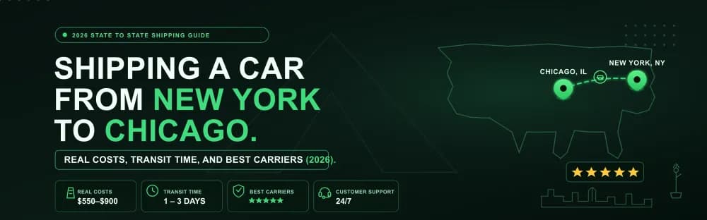 New York to Chicago Car Shipping: Real 2026 Route Costs