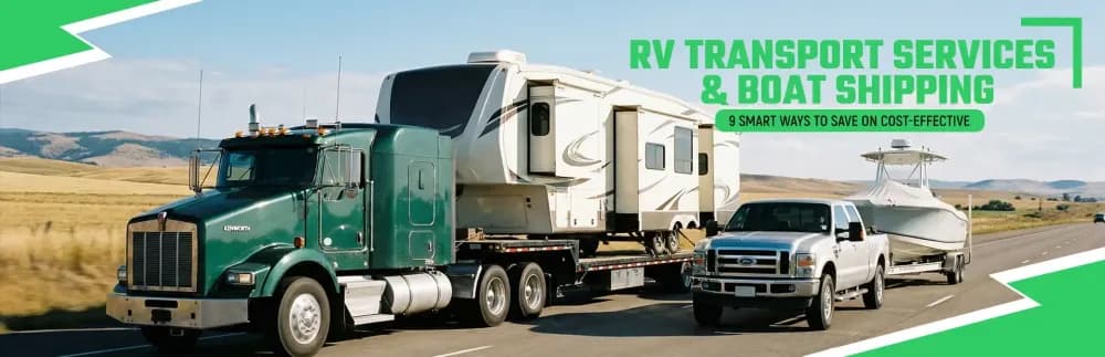 9 Ways to Save on RV Transport and Boat Shipping