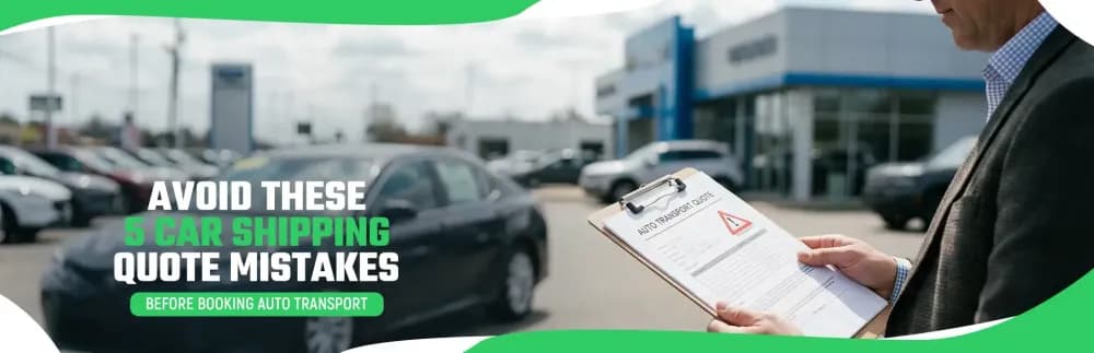 Top 5 Car Shipping Quote Mistakes to Avoid When Booking